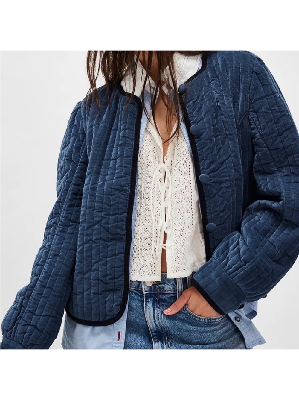 Free People Natalia Bed Jacket